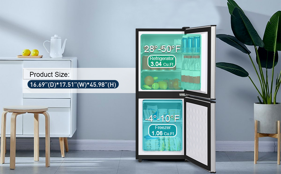 Small Refrigerator with Freezer