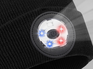 beanie with light