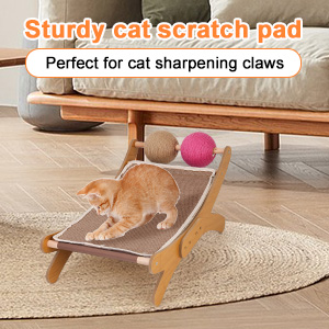 Sturdy sisal cat scratch pad 