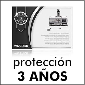 Garantía Werku 3 años