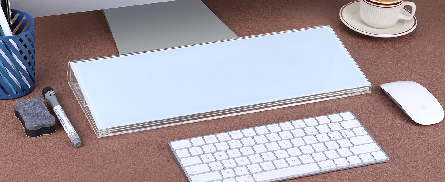 MaxGear Desktop Dry Erase Board, Desk White Board Glass