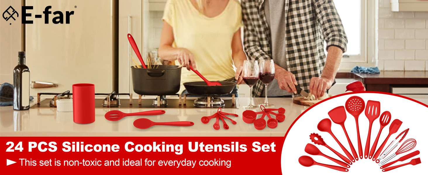 Silicone Cooking Utensils Set