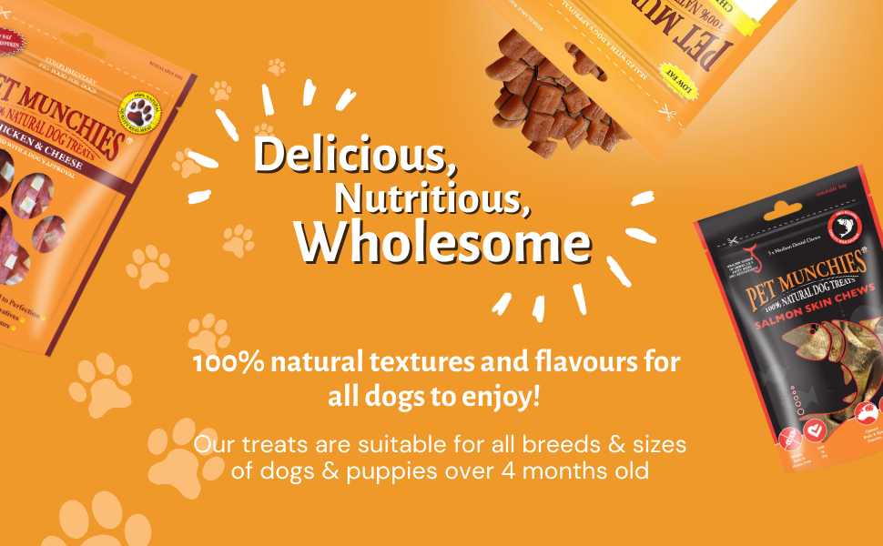 Pet Munchies Small Buffalo Dental Chews, Healthy, Natural and Long