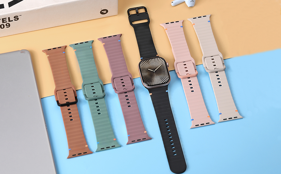 Sport Watch Band for Apple Watch Series 10 9 8 7 6 5 4 SE 3 2 1 Ultra