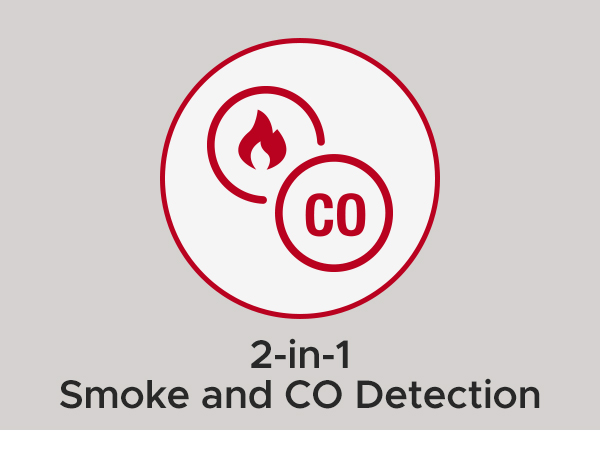 Stay protected from both smoke and carbon monoxide with this combination alarm.