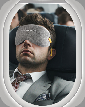 3D Contoured Cup Sleep Eye Mask with Ear Plugs,Noise Canceling Sleeping Masks for Men Women