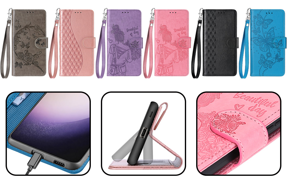 Handyhülle für Samsung Galaxy A71 Hülle, Premium PU Leder Flipcase ...