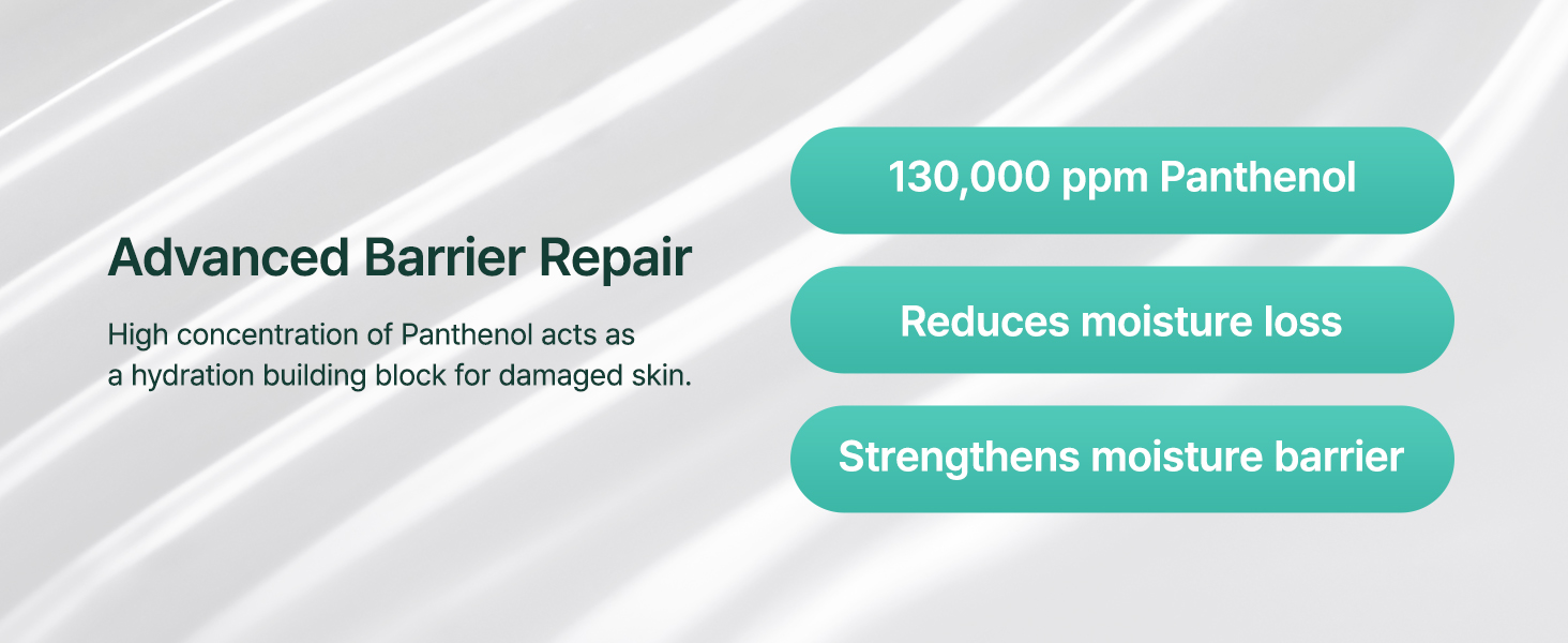 Panthenol Serum, Glow Serum, Moisture Barrier Repair