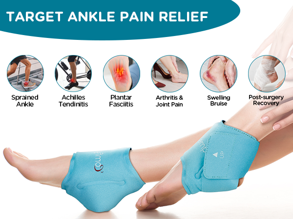 ankle ice pack wrap