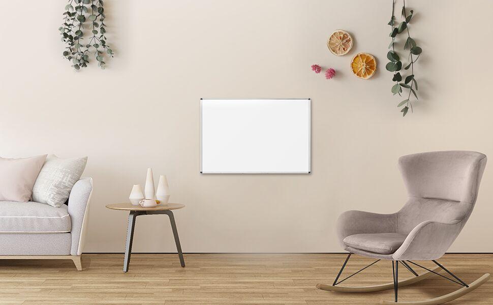 Welmors Office White Board, Small Dry Erase Board