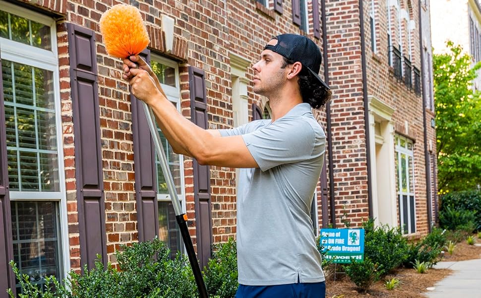 Cobweb Duster Head Brush // Spider  Brush for Outdoor