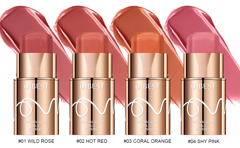 Cream Blush Stick Makeup, Multiuse Blush Beauty Wand for