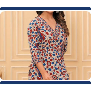 SPN-VAFSC Kurta V-neck With Palazzo 