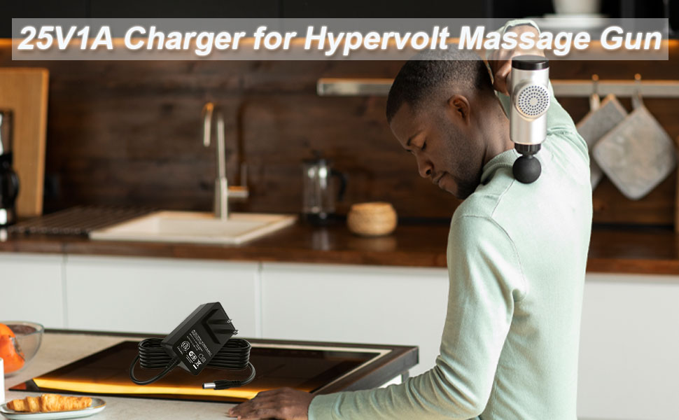 VHBW Chargers keep your massage gun ready with a reliable power flow.