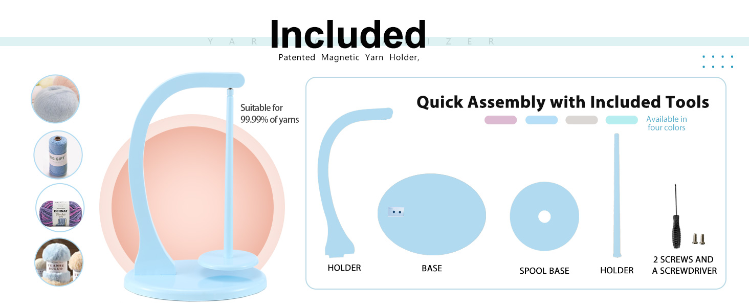 yarn holder spinner