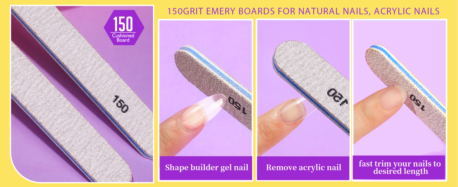 150 Grit Nails File