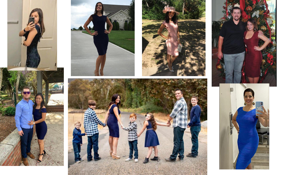 Women Fashion Ruched Elegant Bodycon Casual Basic Fitted Short Dresses