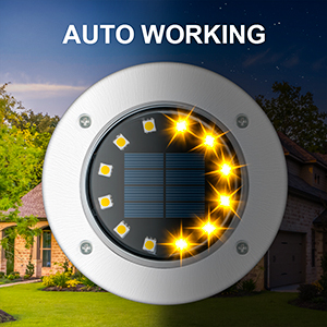 Luces solares de tierra