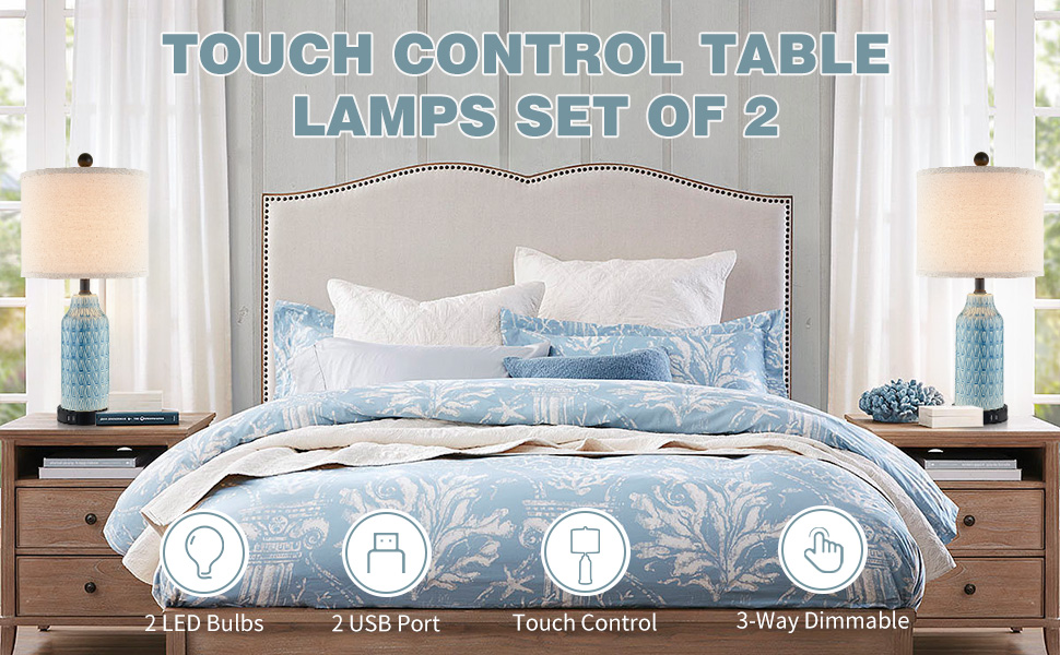 lamps for bedrooms set of 2