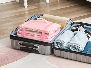 GRANNY SAYS 3-Shelf Hanging Travel Organizer, Hanging Packing Cubes for Closet Storage