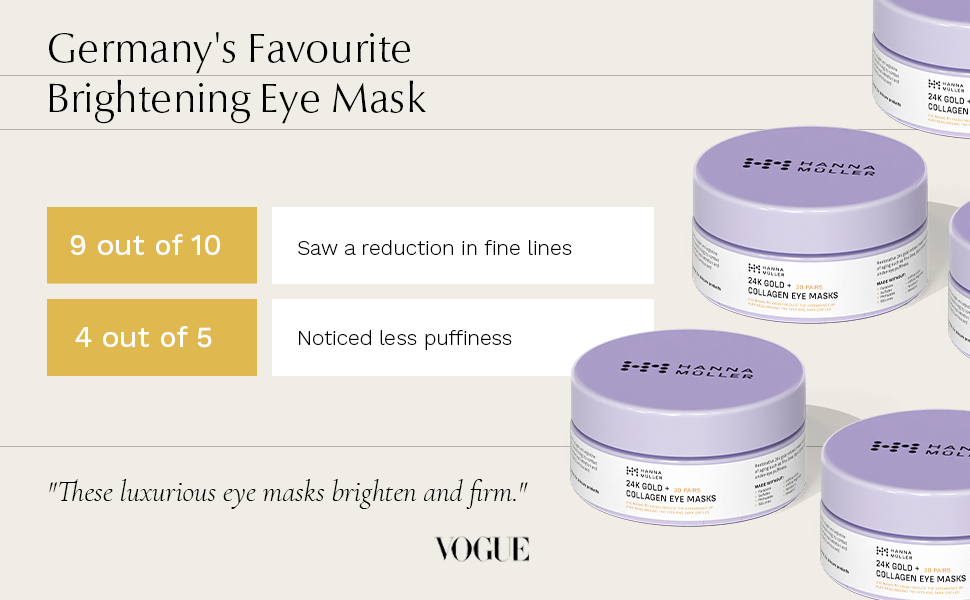 Eye Mask, Under Eye Patches, Gold Eye Patches for Puffy