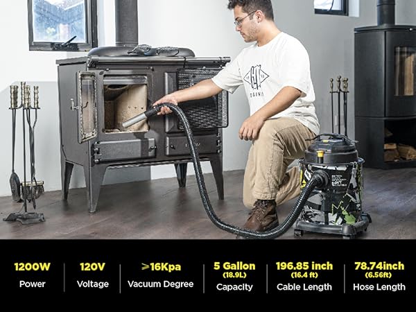 Amazon.com - InoKraft Ash Vacuum for Pellet Stoves,Pellet