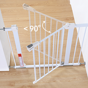 BABELIO ベビーゲート 階段上部  ペットゲート