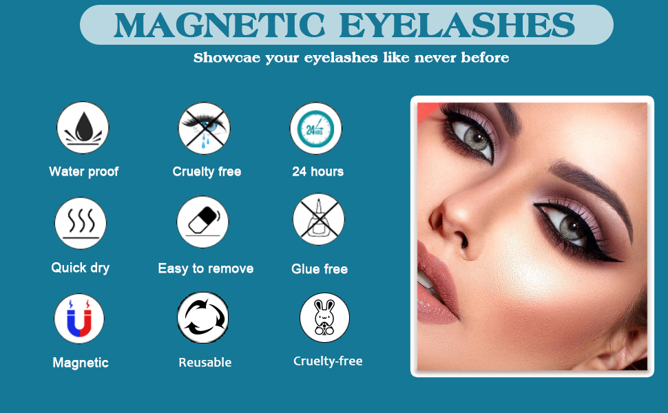 Magnetic eyelashes