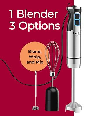 mueller stainless steel handheld blender