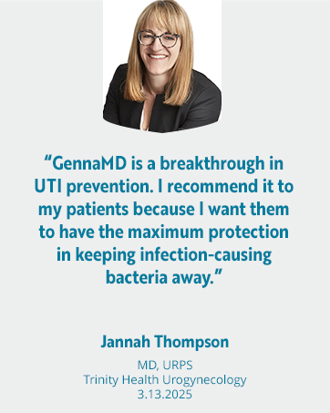 doctor, recommended, MD, UTI, Ellura, GennaMD, Cranberry, Supplement, PAC