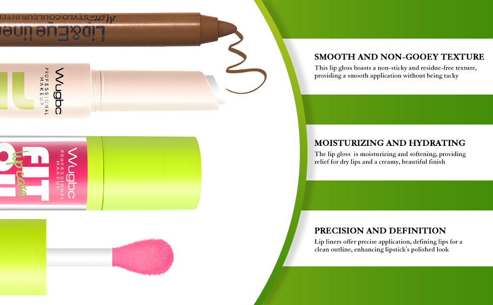 click lip gloss pen stays on for a long time and provides lasting moisture