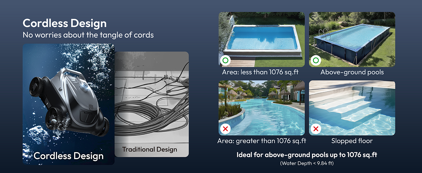 Bubot 500P Above Ground Pool Vacuum