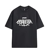 Herren Vintage Rundhals T-Shirt Grafik Tees Hip Hop Kurzarm Tops…