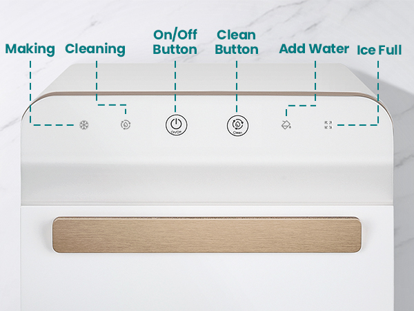 Transparent viewing window, Touch panel with two buttons makes it easy to use