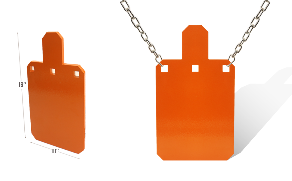 ZEUTSPEKA 7'' x 12'' AR500 Steel Targets with Addon Kit