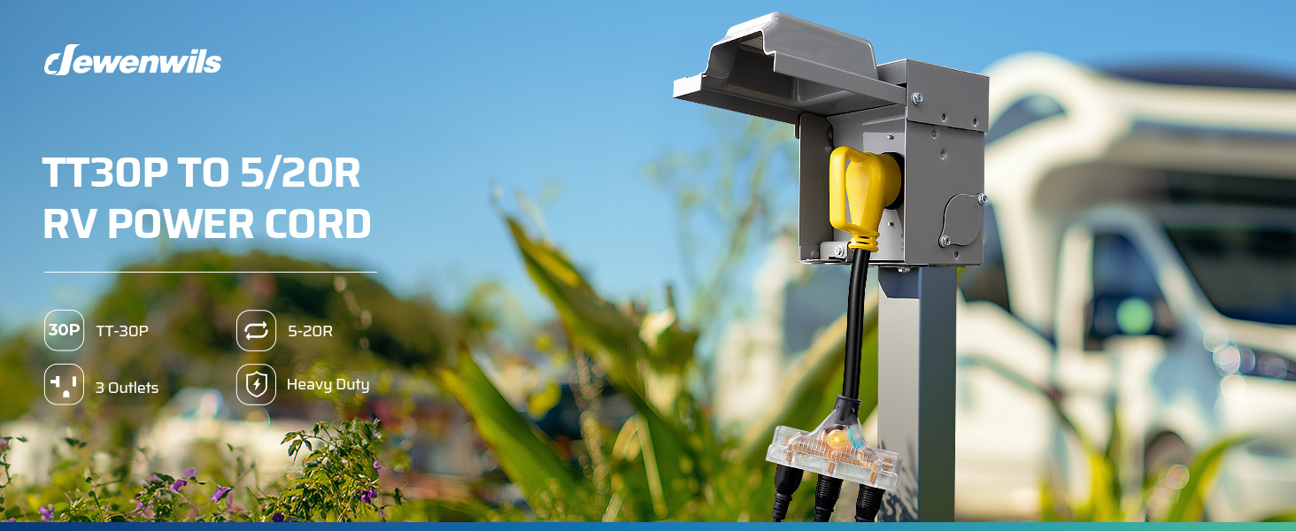 15 amp rv extension cord