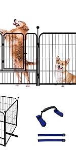 dogページ Amazon.com: GXSDJ Metal Dog Playpen,Dog Fence Exercise Pen