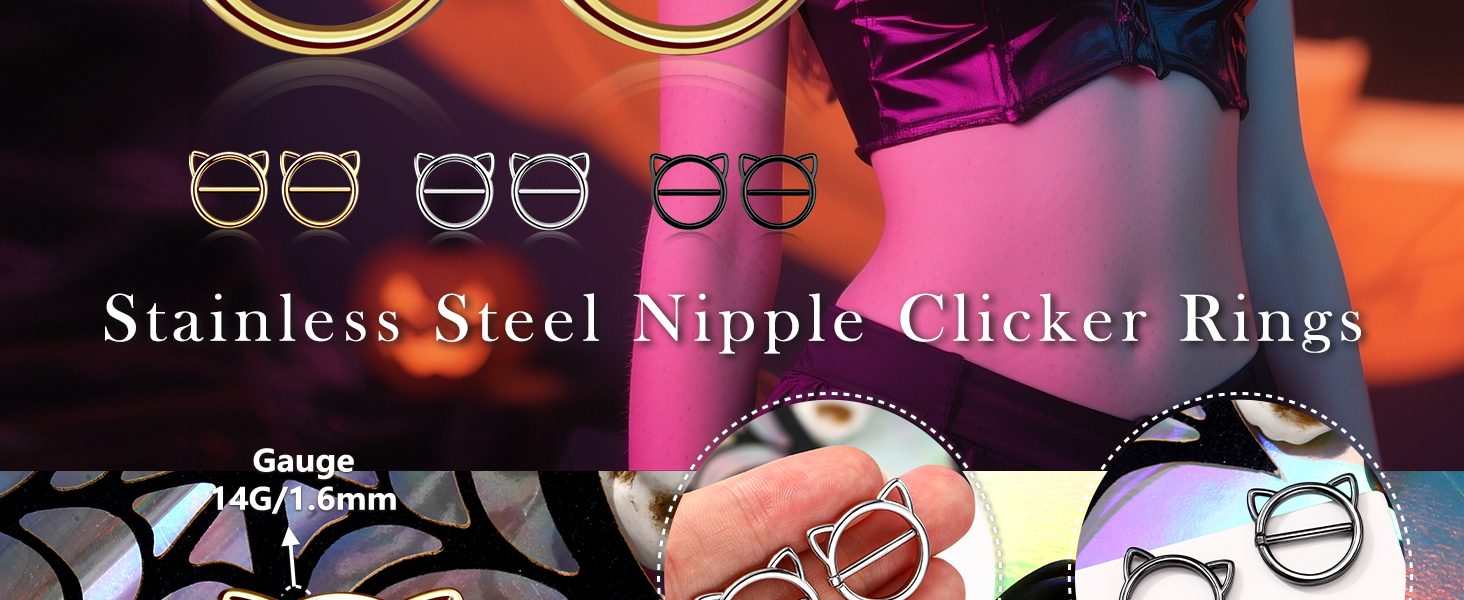 nipple piercing jewelry