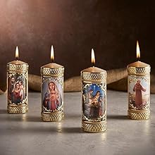 nativity prayer candles