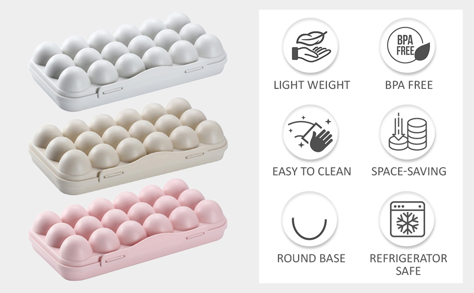 18 Grid Egg Storage Container