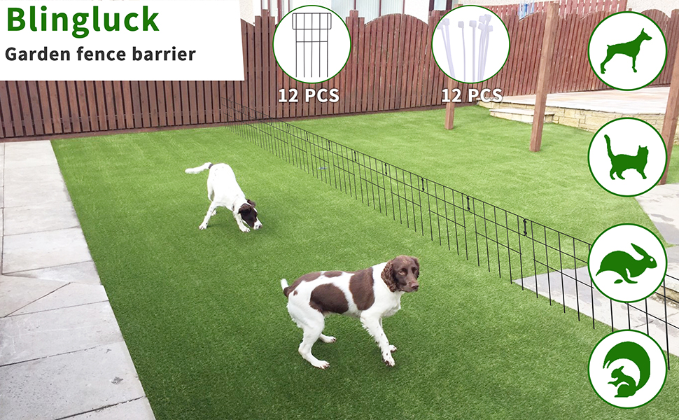 Garden Fencing Animal Barrier, GDUNDUN Outdoor Bright