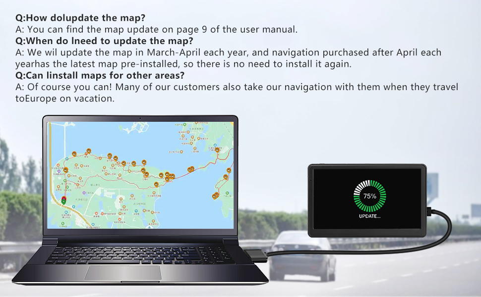 Free lifetime map updates