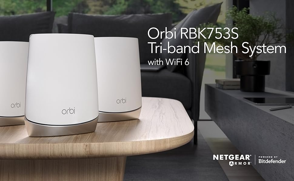 NETGEAR Orbi RBK753S HighPerformance Whole Home Mesh WiFi System 3
