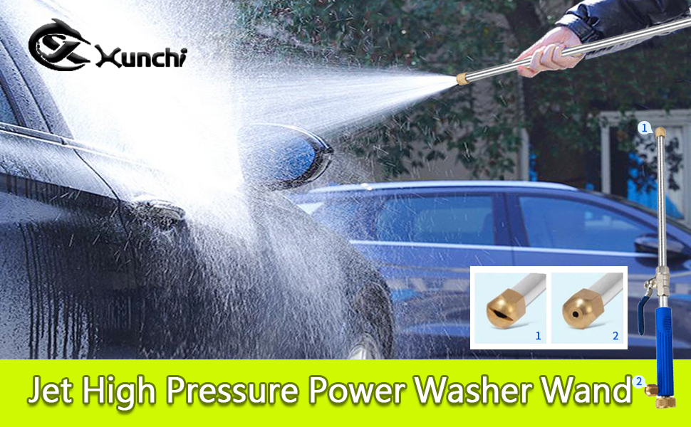 XUNCHI High Pressure Power Washer Wand Hydro Jet Nozzle for