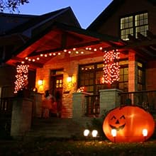 ORANGE HALLOWEEN LIGHTS