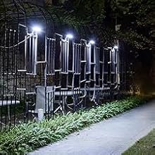 outdoor fence light