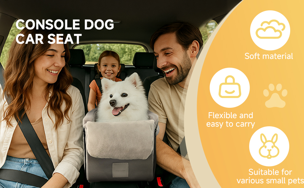 console dog car seat