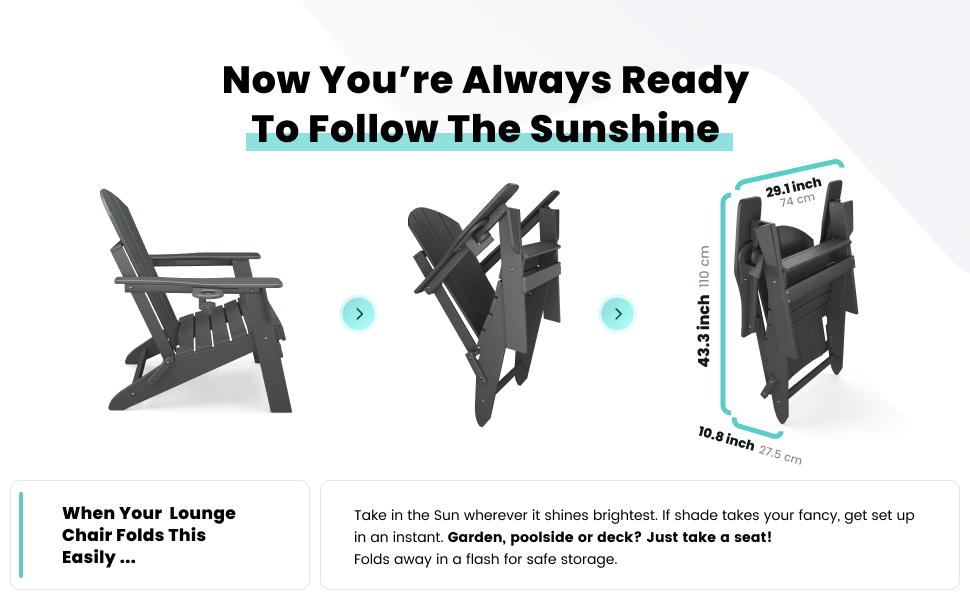 Adirondack Chair Grey
