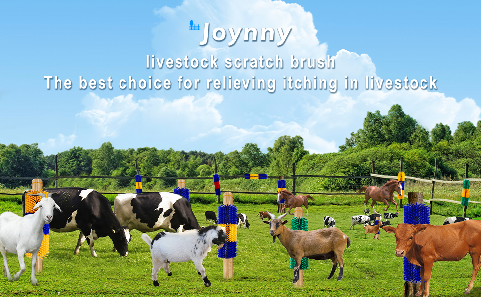 livestock scratching brush