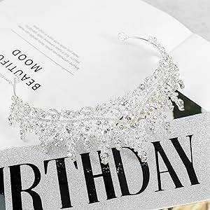Birthday Sash Birthday Queen Crown Crystal Birthday Tiara